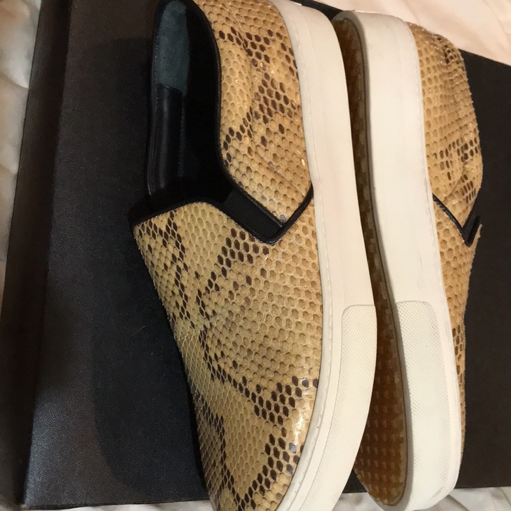 Celine womens Python Slip-On Shoes NEW 38 - Picture 5 of 5